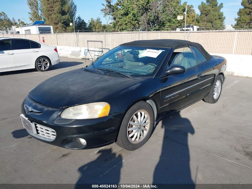 2001 Chrysler Sebring Lxi VIN: 1C3EL55U51N660470 Lot: 40524163