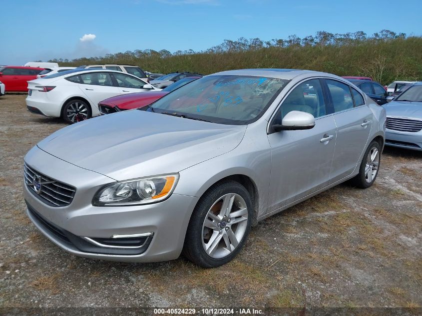 VIN YV140MFK0F2354271 2015 Volvo S60, T5 Premier no.2