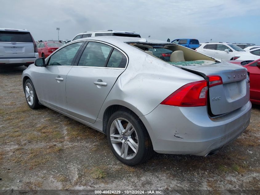 VIN YV140MFK0F2354271 2015 Volvo S60, T5 Premier no.3