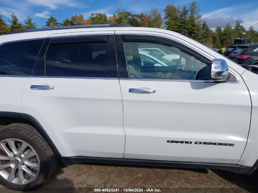 2017 Jeep Grand Cherokee Limited 4X4 VIN: 1C4RJFBG1HC604944 Lot: 40524241