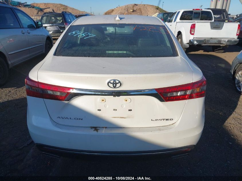 2016 Toyota Avalon Limited VIN: 4T1BK1EBXGU212339 Lot: 40524285