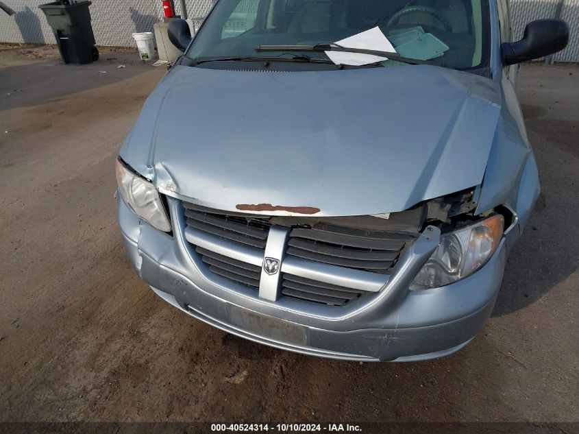 2005 Dodge Grand Caravan VIN: 1D4GP24R65B193736 Lot: 40524314