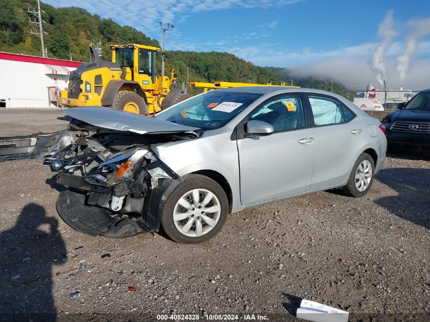 2T1BURHEXGC600459 2016 TOYOTA COROLLA - Image 2