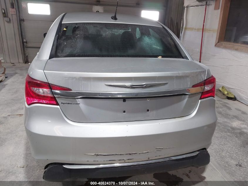 2012 Chrysler 200 Touring VIN: 1C3CCBBB5CN287913 Lot: 40524370