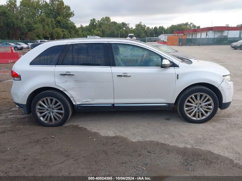 2013 Lincoln Mkx VIN: 2LMDJ8JK0DBL16256 Lot: 40524385