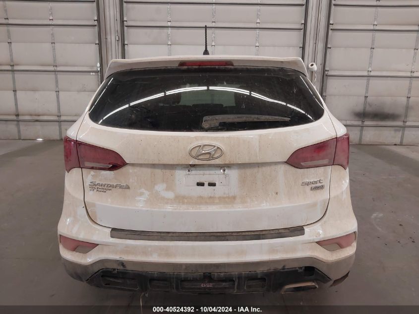 5XYZTDLB0JG555402 2018 Hyundai Santa Fe Sport 2.4L