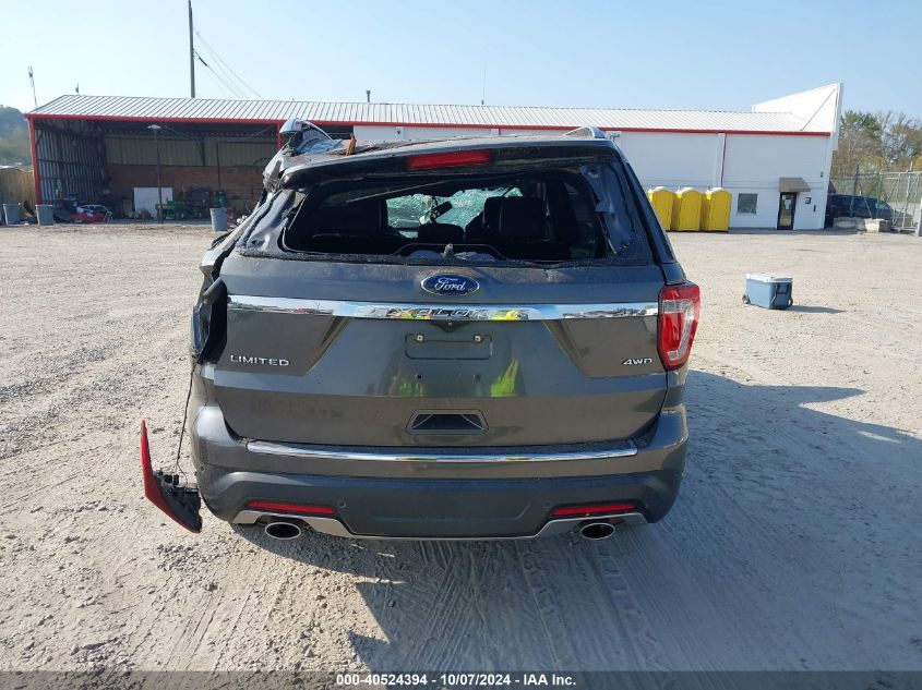 2018 Ford Explorer Limited VIN: 1FM5K8F81JGA70882 Lot: 40524394