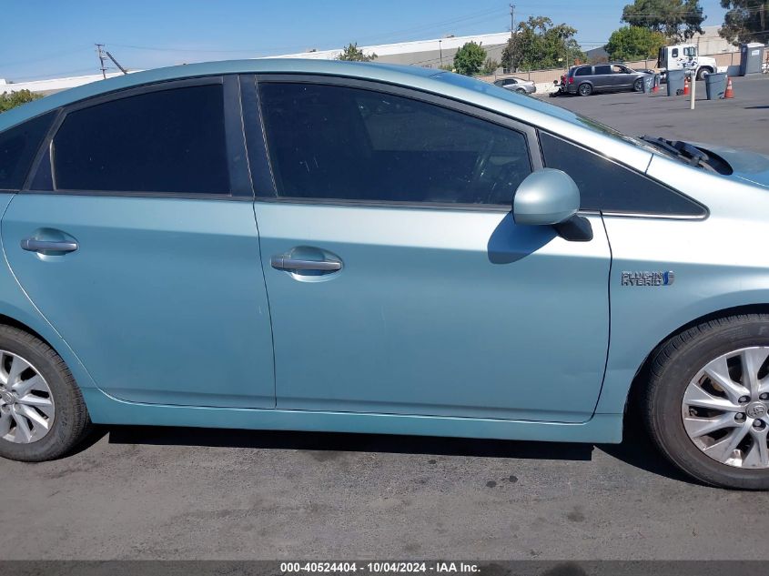 2014 Toyota Prius Plug-In VIN: JTDKN3DP2E3059754 Lot: 40524404