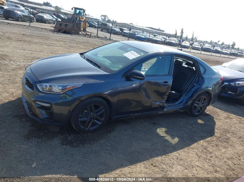 2021 Kia Forte Gt-Line VIN: 3KPF34AD2ME317804 Lot: 40524412