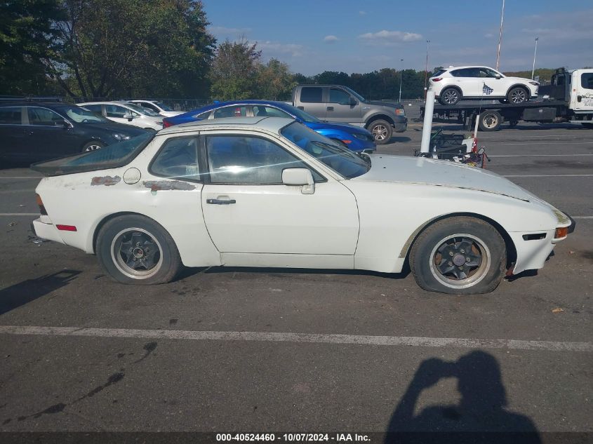 1983 Porsche 944 VIN: WP0AA094XDN454403 Lot: 40524460