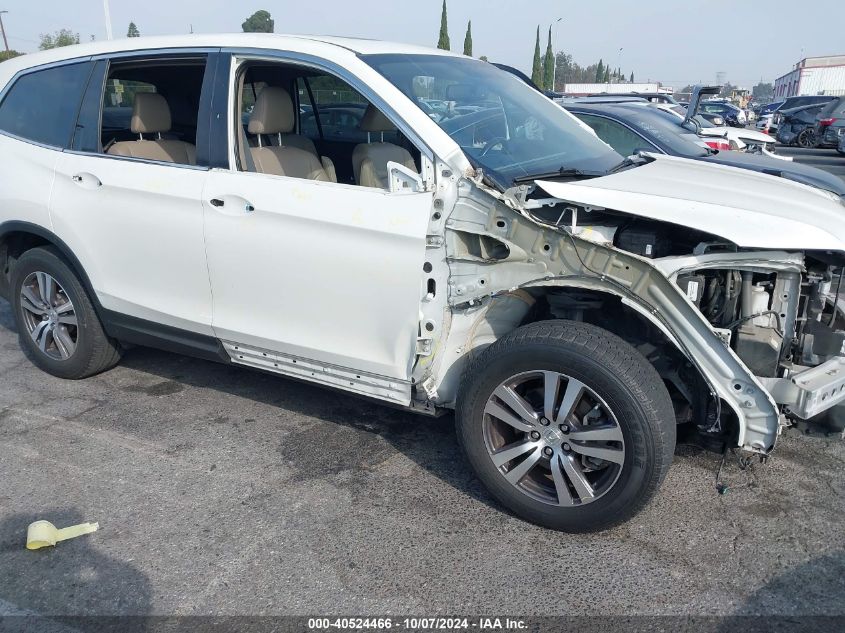 2018 Honda Pilot Ex-L VIN: 5FNYF5H58JB029697 Lot: 40524466