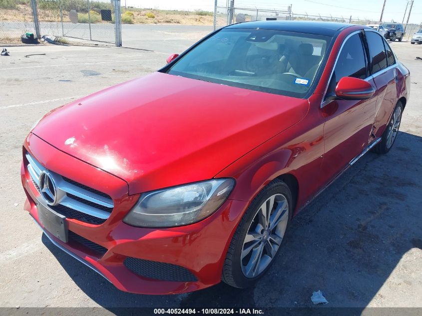 VIN 55SWF4JB5HU206765 2017 Mercedes-Benz C 300, Lux... no.2