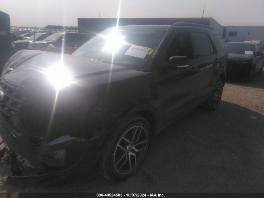 1FM5K8GT7HGA33574 2017 FORD EXPLORER - Image 2