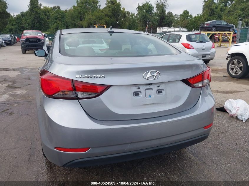 2016 Hyundai Elantra Se VIN: 5NPDH4AEXGH709558 Lot: 40524509