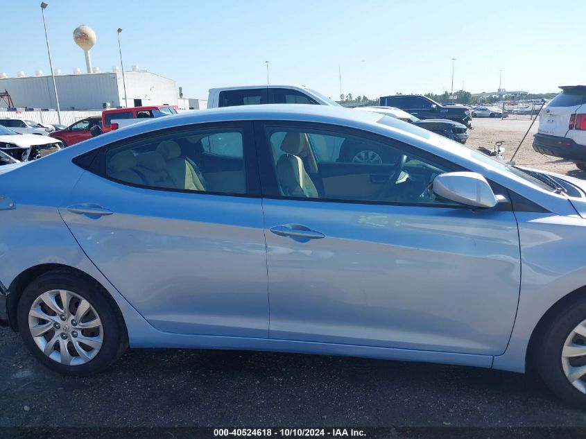 KMHDH4AE2DU495422 2013 Hyundai Elantra Gls