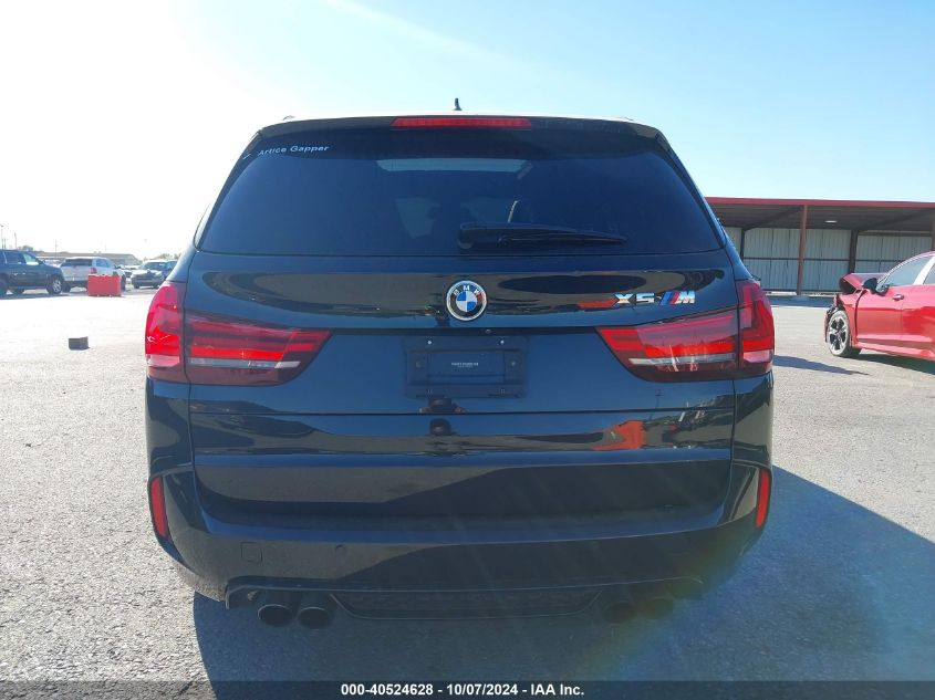 2017 BMW X5 M VIN: 5YMKT6C31H0X20743 Lot: 40524628