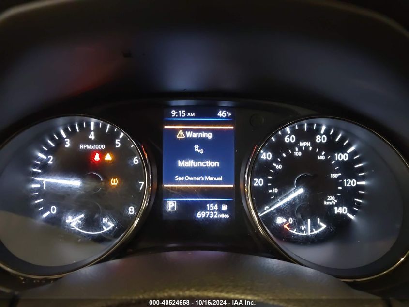 2018 Nissan Rogue Sl VIN: 5N1AT2MV1JC797609 Lot: 40524658