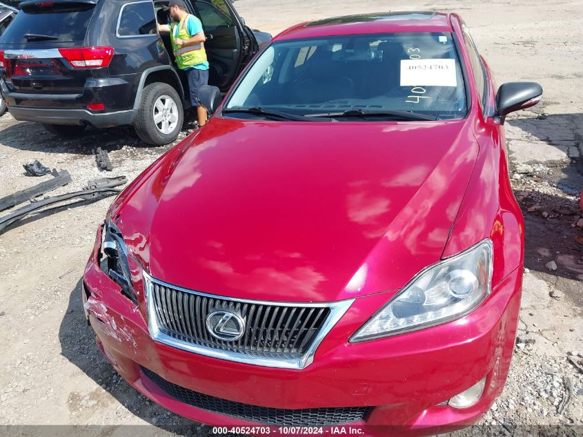 2009 Lexus Is 250 VIN: JTHBK262492085450 Lot: 40524703