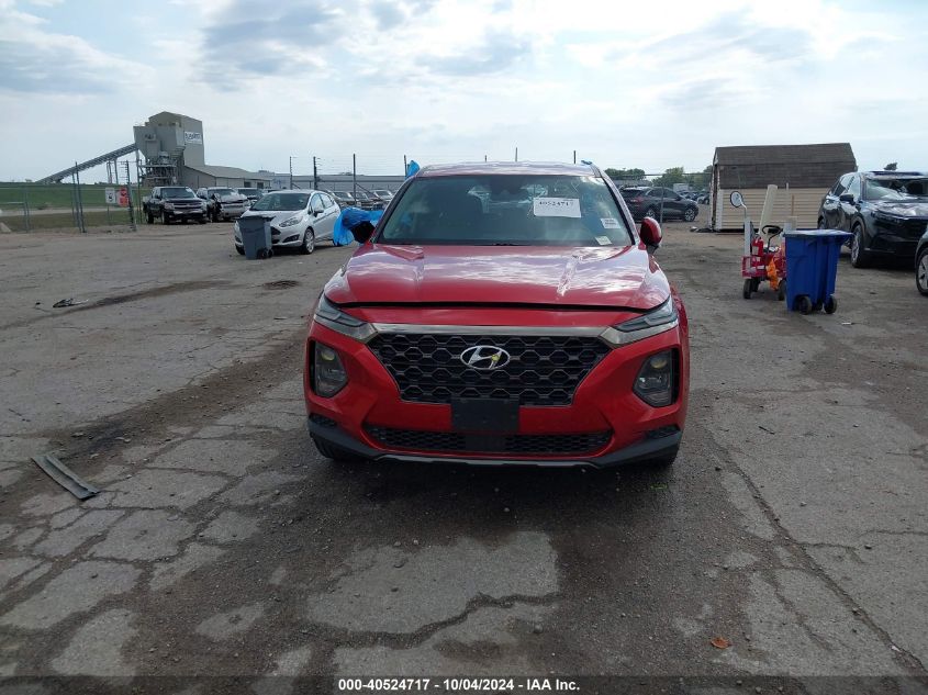 2019 Hyundai Santa Fe Se VIN: 5NMS23AD4KH028554 Lot: 40524717