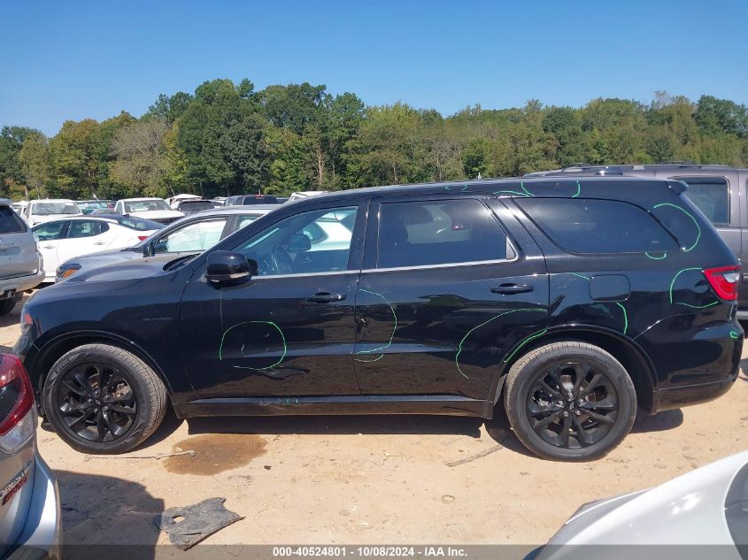 2020 Dodge Durango R/T Awd VIN: 1C4SDJCT3LC103165 Lot: 40524801