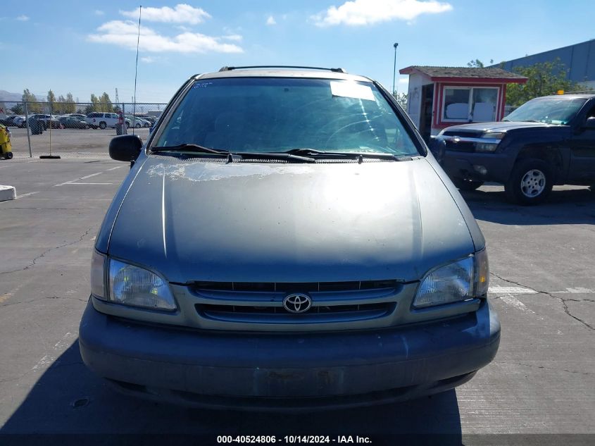 1999 Toyota Sienna Le VIN: 4T3ZF13C9XU129541 Lot: 40524806