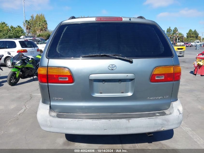 1999 Toyota Sienna Le VIN: 4T3ZF13C9XU129541 Lot: 40524806