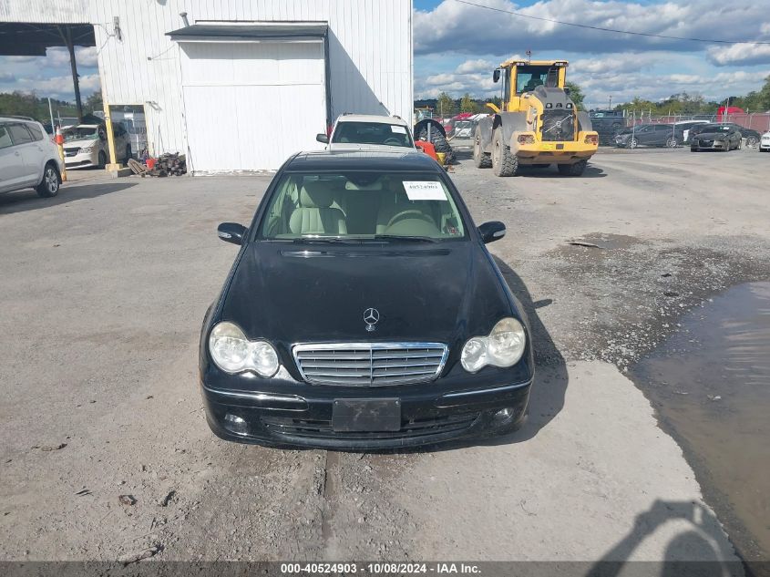 WDBRF92H76F780564 2006 Mercedes-Benz C 280 Luxury 4Matic