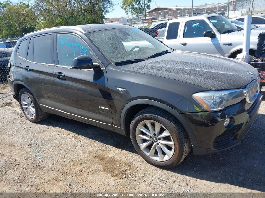 2016 BMW X3 XDRIVE28I - 5UXWX9C55G0D85035