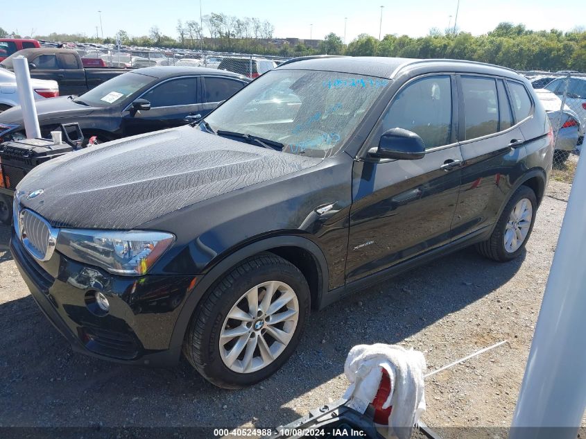 2016 BMW X3 XDRIVE28I - 5UXWX9C55G0D85035