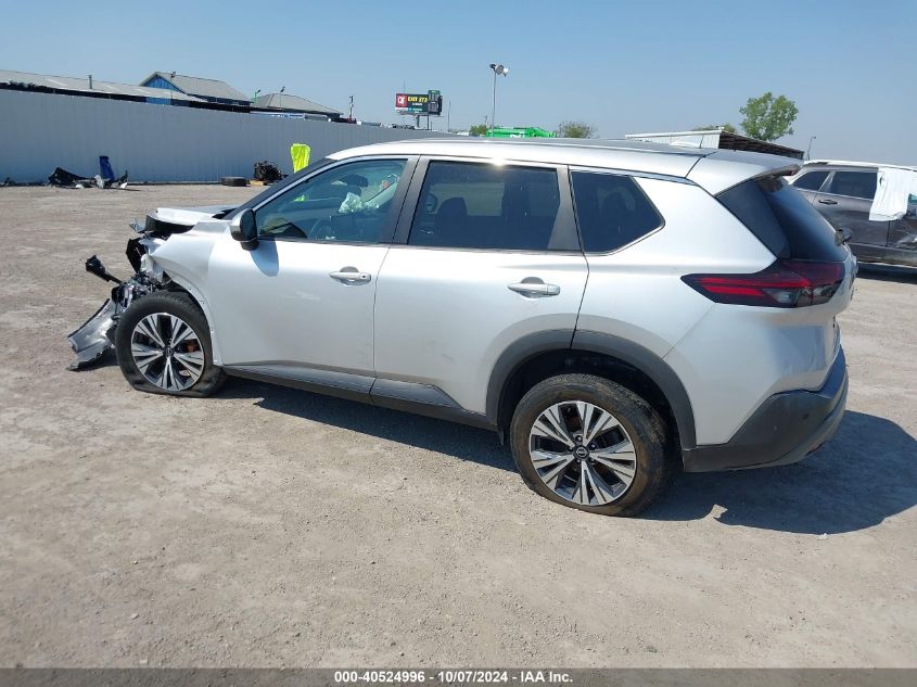 2022 Nissan Rogue Sv Intelligent Awd VIN: 5N1BT3BB1NC708873 Lot: 40524996