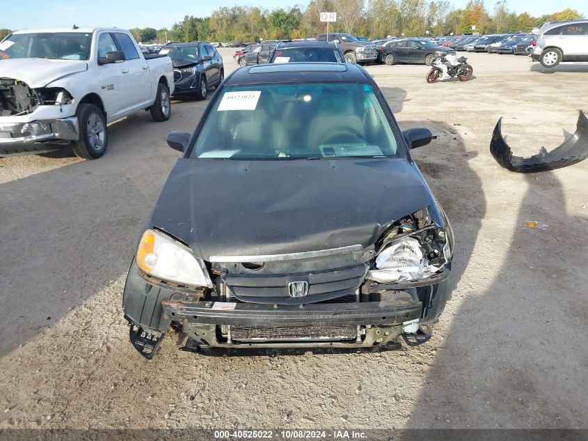 2003 Honda Civic Ex VIN: 2HGES26733H579373 Lot: 40525022