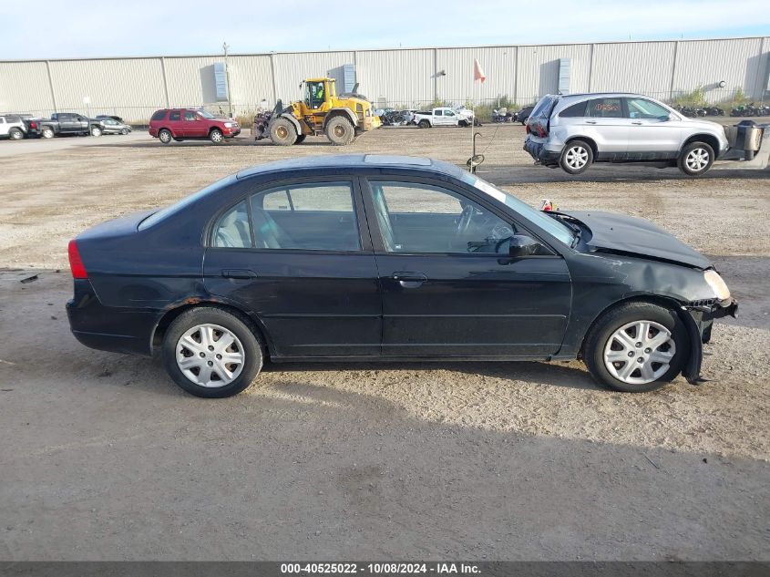 2003 Honda Civic Ex VIN: 2HGES26733H579373 Lot: 40525022