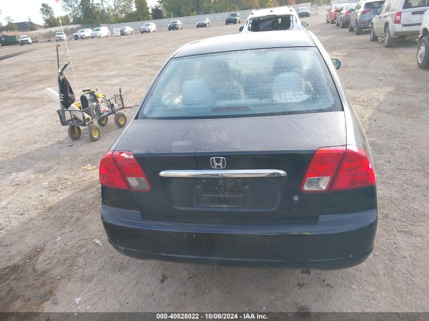 2003 Honda Civic Ex VIN: 2HGES26733H579373 Lot: 40525022