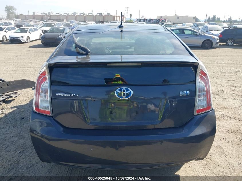 2015 Toyota Prius Three VIN: JTDKN3DU0F0433836 Lot: 40525045