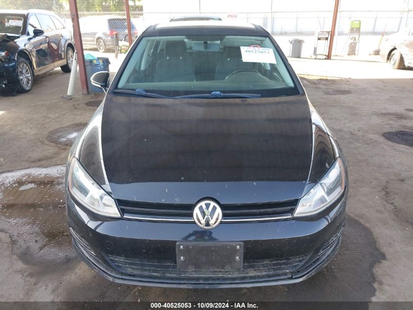 2016 Volkswagen Golf S/Se/Sel VIN: 3VW217AU1GM039944 Lot: 40525053