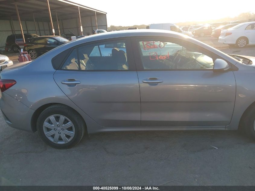 2022 Kia Rio Lx/S VIN: 3KPA24AD5NE474984 Lot: 40525099