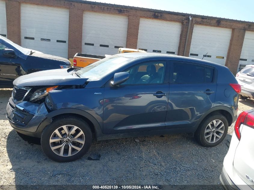 2014 Kia Sportage Lx VIN: KNDPBCAC2E7612296 Lot: 40525139