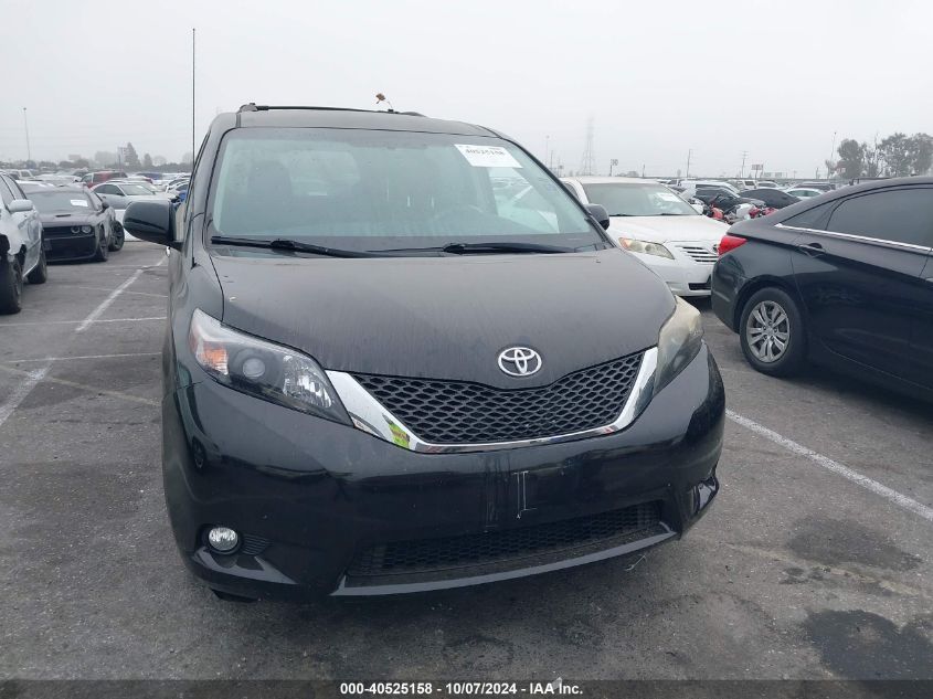 5TDXK3DC4DS386858 2013 Toyota Sienna Se 8 Passenger