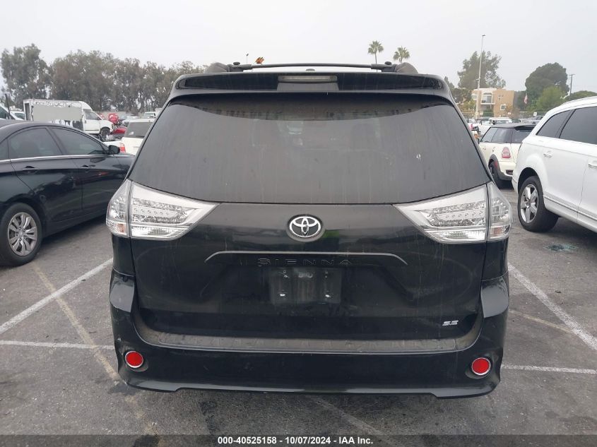 5TDXK3DC4DS386858 2013 Toyota Sienna Se 8 Passenger