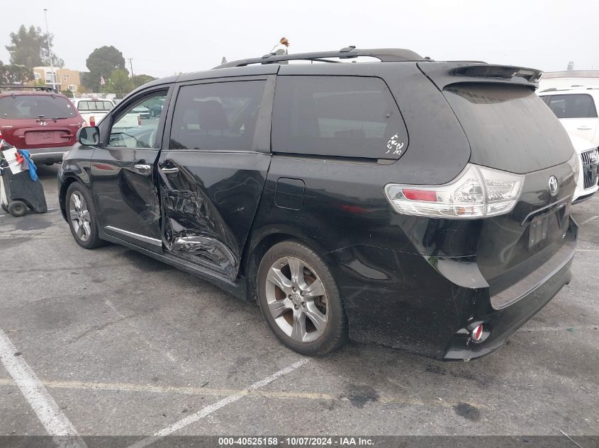 5TDXK3DC4DS386858 2013 Toyota Sienna Se 8 Passenger