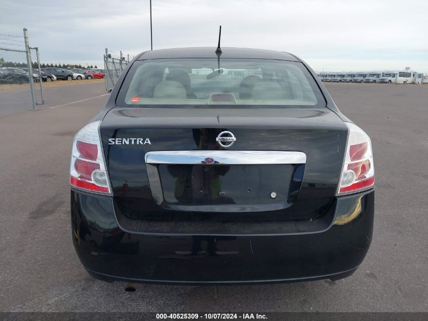 2010 Nissan Sentra 2.0S VIN: 3N1AB6AP2AL604976 Lot: 40525309