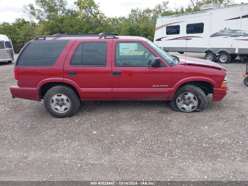 2004 Chevrolet Blazer Ls VIN: 1GNDT13X34K136003 Lot: 40525447