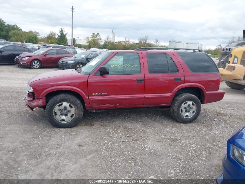 2004 Chevrolet Blazer Ls VIN: 1GNDT13X34K136003 Lot: 40525447