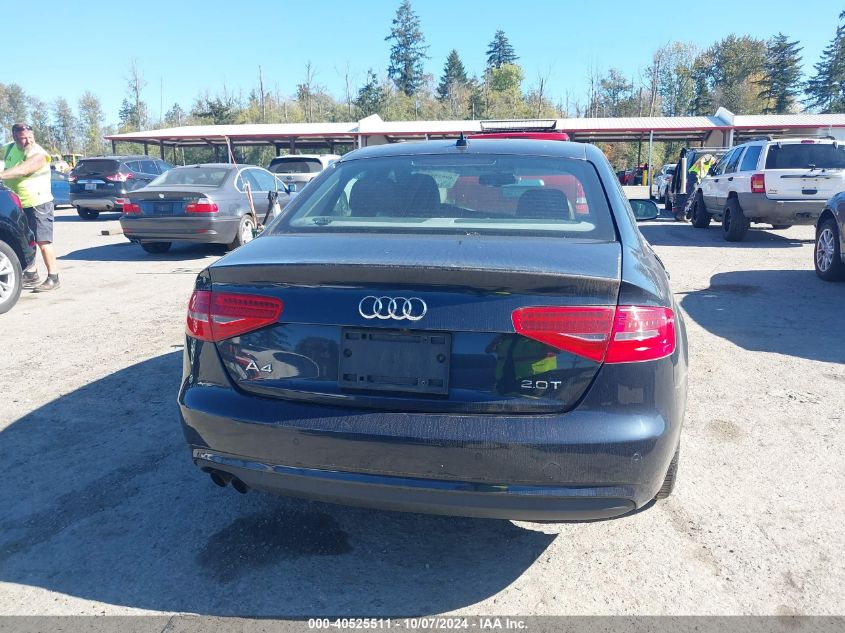 2013 Audi A4 Premium Plus VIN: WAUEFAFL5DN047851 Lot: 40525511