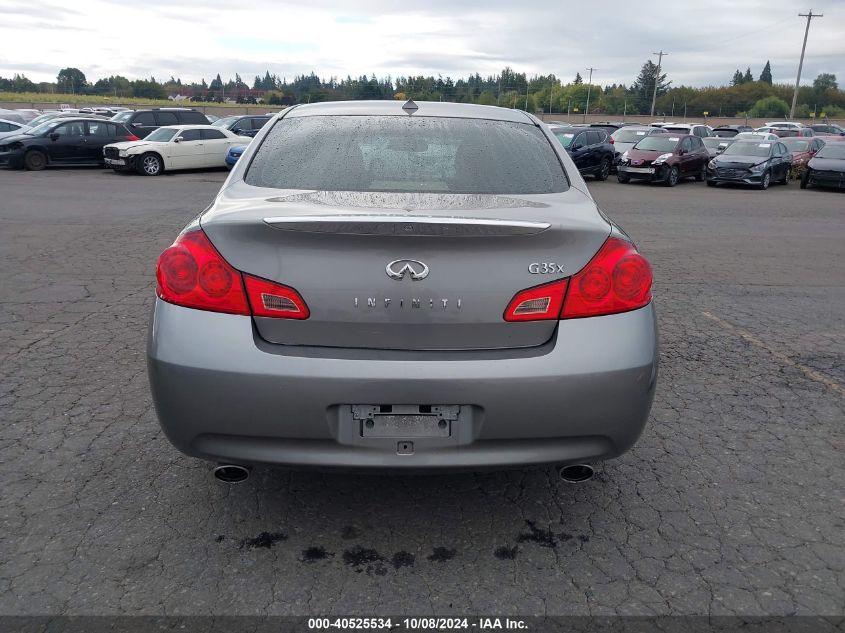 2008 Infiniti G35X VIN: JNKBV61F58M272224 Lot: 40525534