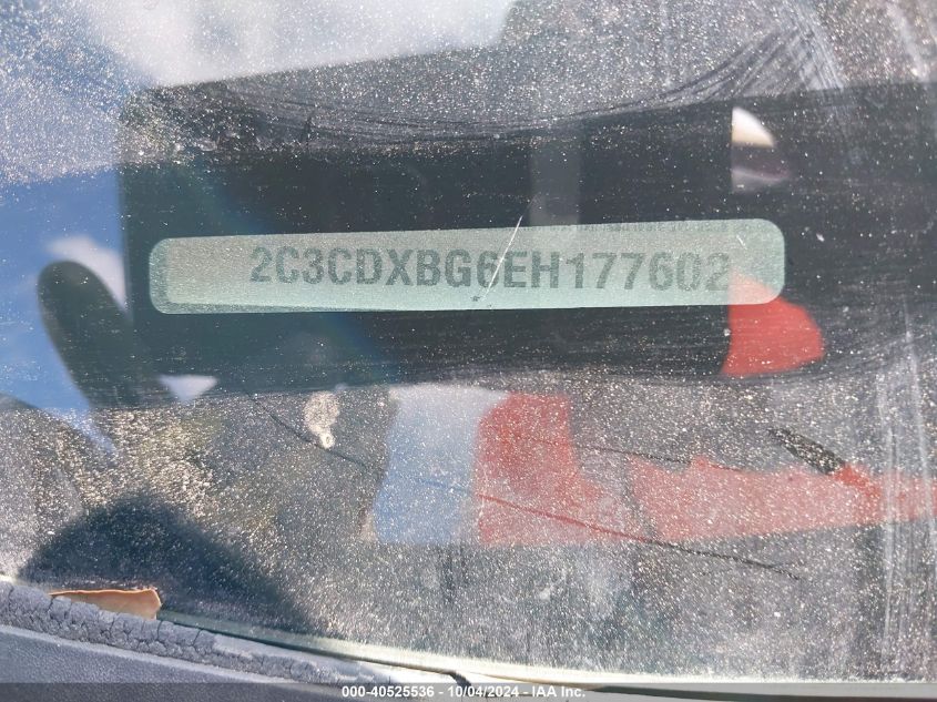 2C3CDXBG6EH177602 2014 Dodge Charger Se