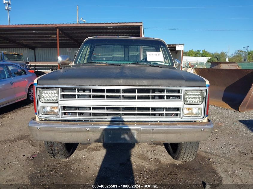 1985 Chevrolet K10 VIN: 1GCEK14H7FF370938 Lot: 40525581