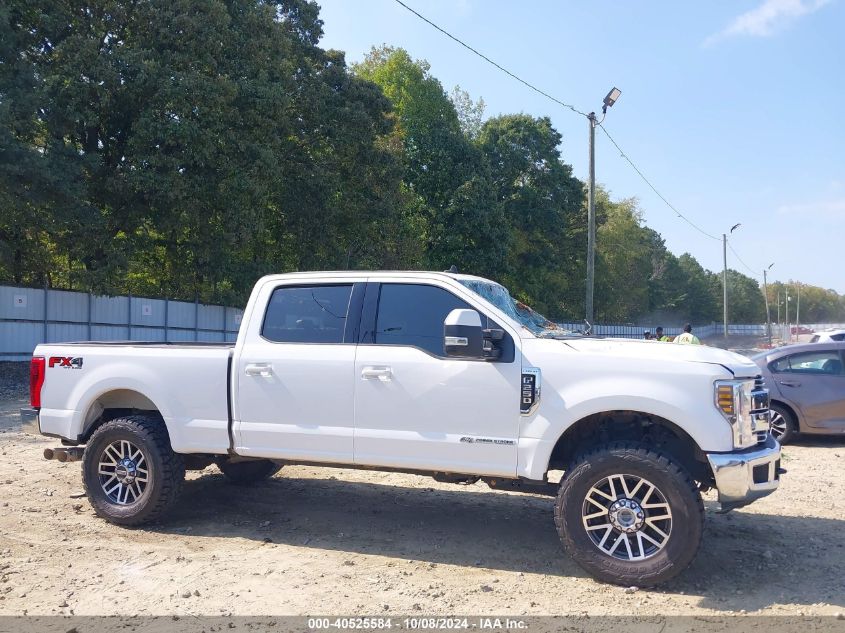 2019 Ford F-250 Lariat VIN: 1FT7W2BT0KEE18029 Lot: 40525584