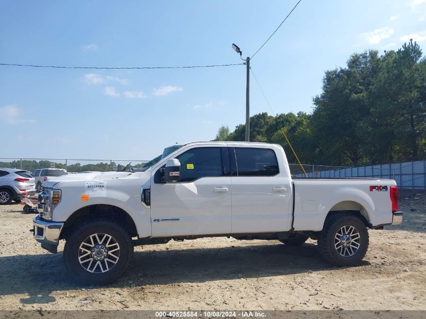 2019 Ford F-250 Lariat VIN: 1FT7W2BT0KEE18029 Lot: 40525584