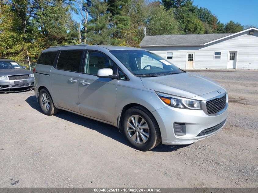 KNDMB5C14G6133879 2016 KIA SEDONA - Image 1